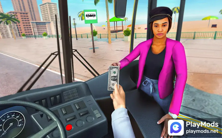 Bus Driving Sim- 3D Bus GamesMod  Apk v2.3.4(unlimited money)