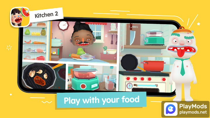 Toca Kitchen 2Mod  Apk v2.5(Paid games are free to play)