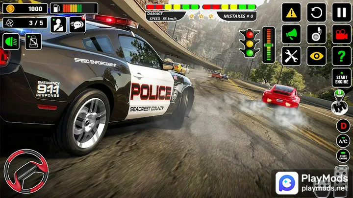 Highway Police Car Chase GamesMod  Apk v0.0.6(unlimited money)