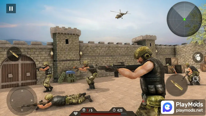 FPS Encounter Shooting GamesMod  Apk v2.0.19(unlimited money)