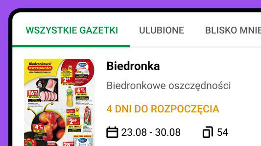 Moja Gazetka, gazetki promocje