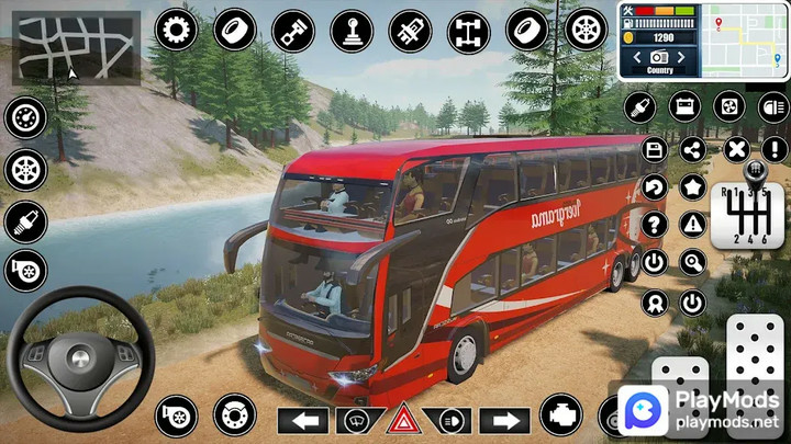 Coach Bus Driving SimulatorMod  Apk v1.20(Speed change)