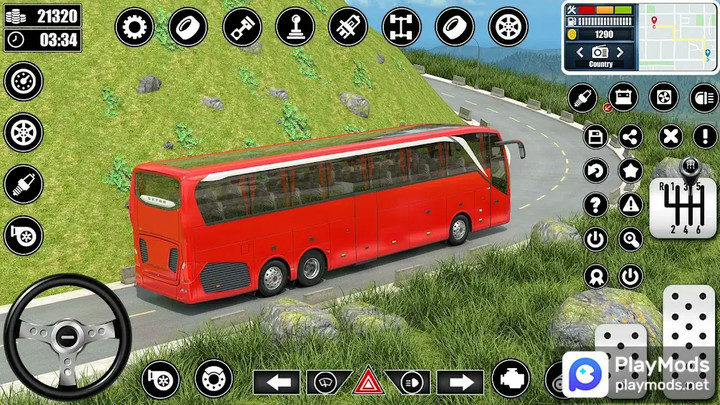 Coach Bus Driving SimulatorMod  Apk v1.20(Speed change)