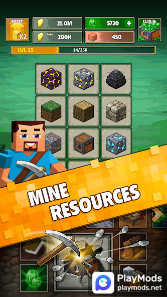 Minetap 3D: Idle-Merge RPGMod  Apk v1.9.1(Unlimited Resources)