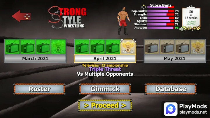 Wrestling EmpireMod  Apk v1.6.1(Unlocked VIP)