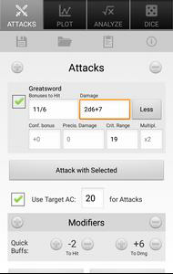 d20 Attack Calc Lite