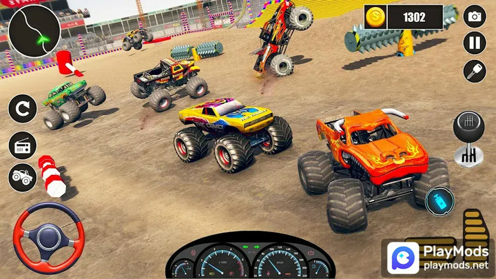 Monster Truck Demolition CrashMod  Apk v1.18(unlimited money)