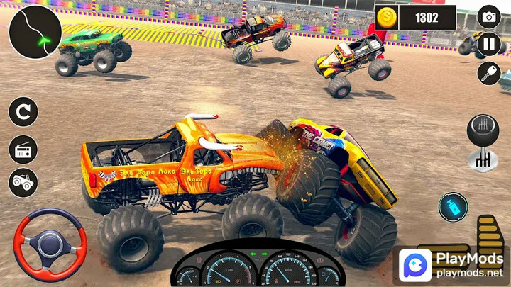 Monster Truck Demolition CrashMod  Apk v1.18(unlimited money)