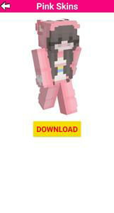 Pink Skins For Minecraft