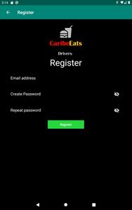 CaribeEats Driver app