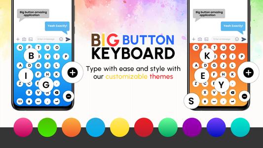 Big Buttons Typing Keyboard