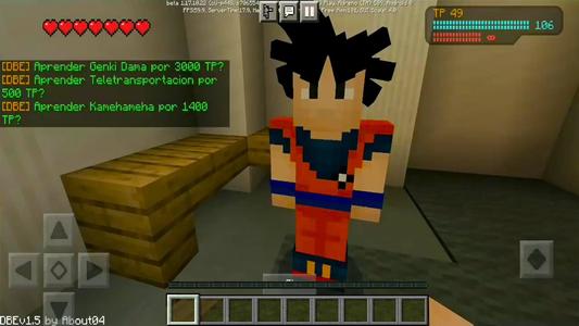 Mod Dragon Ball for Minecraft