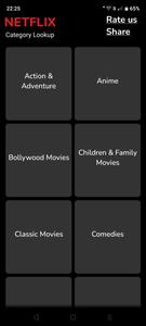 Netflix - Browse Categories