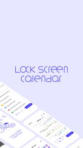 LockScreen Calendar - Schedule