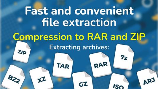 Zip, Rar Extractor