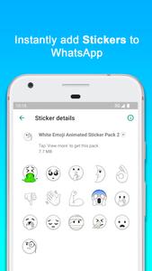 White Emoji Animated Stickers