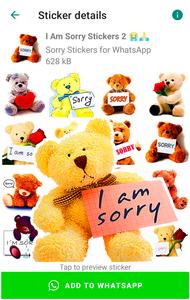 Sorry Stickers