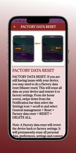 Samsung Factory Reset help