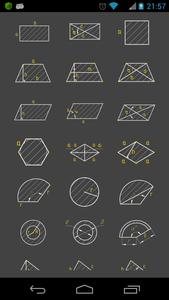 The area of geometric figures