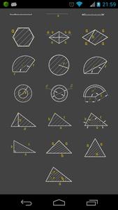 The area of geometric figures