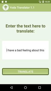 Yoda Translator