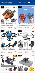 Quadcopter Drones Shopping App