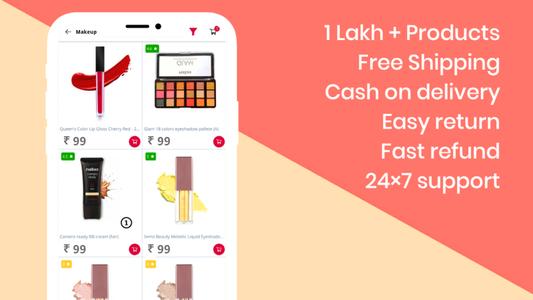 Makeup online shopping app