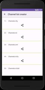 IPTV Channel list maker