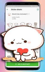 animated mochi cat sticker