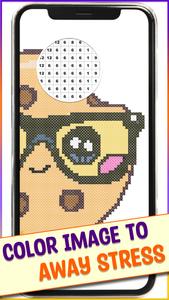 Kawaii Crossstitch Coloring