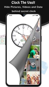 Vault clock : Photo Video Lock