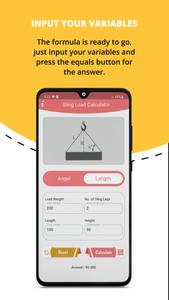 Sling Load Calculator