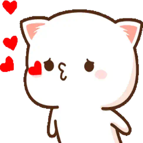 animated mochi cat sticker