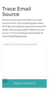 Trace Email Source