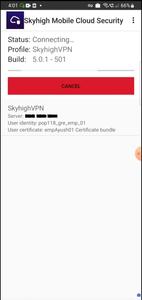 Skyhigh Mobile Cloud Security