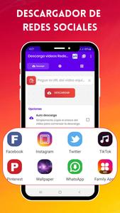 Descarga videos Redes Sociales