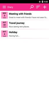 Diary, Journal app with lock