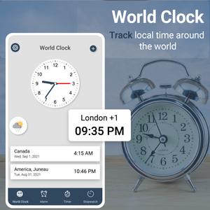 World Clock Smart Alarm App