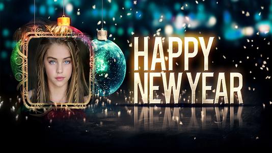 Happy New Year Photo Frame