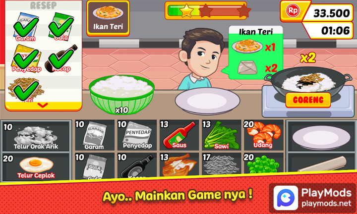 Warung Nasi GorengMod  Apk v1.0.22(Unlimited Resources)