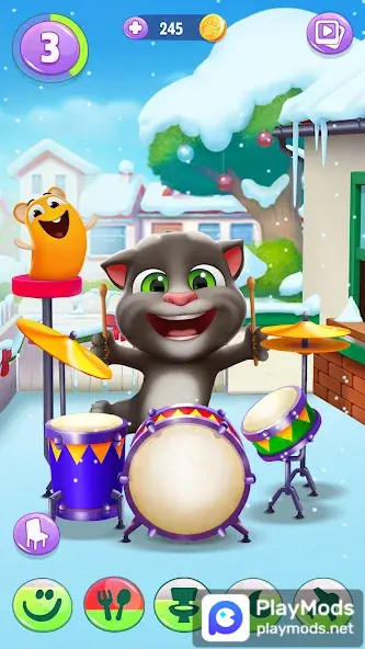 My Talking Tom 2Mod  Apk v4.3.2.7147(Unlimited currency)