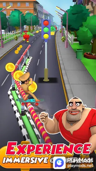 Little Singham Super SkaterMod  Apk v1.0.305(Unlimited Spins)