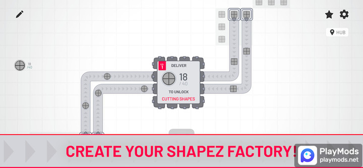 ShapezMod  Apk v1.0.3(Unlocked)