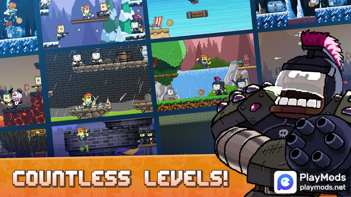 Dan the Man Action PlatformerMod  Apk v1.11.50(Unlimited coins)