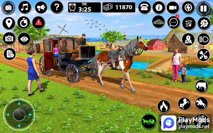 Horse Cart Taxi Transport GameMod  Apk v1.0.8(Unlimited Money)