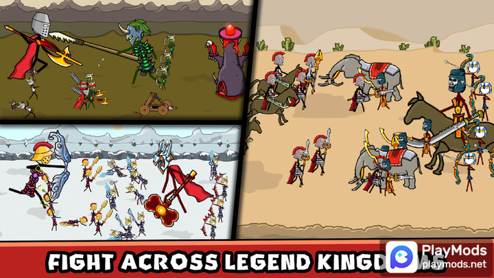 Stickman War: Legend KingdomsMod  Apk v1.0.14(Unlimited Resources)