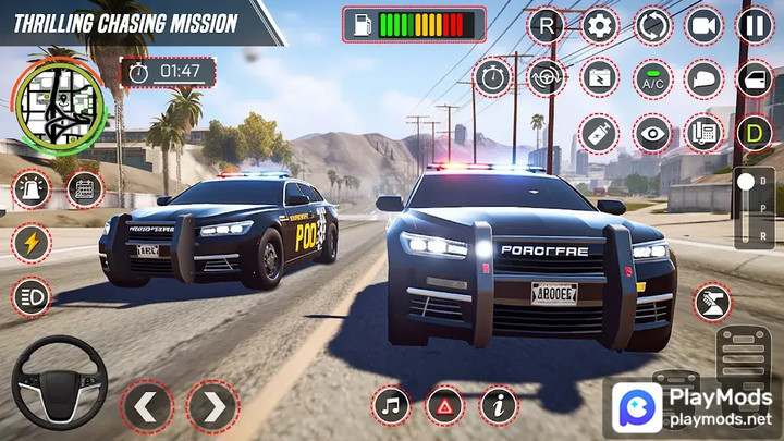 Police Car Chase: Police GamesMod  Apk v1.1(Unlimited Resources)