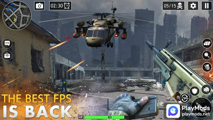 FPS Shooting Gun War GamesMod  Apk v1.3(Unlimited Resources)