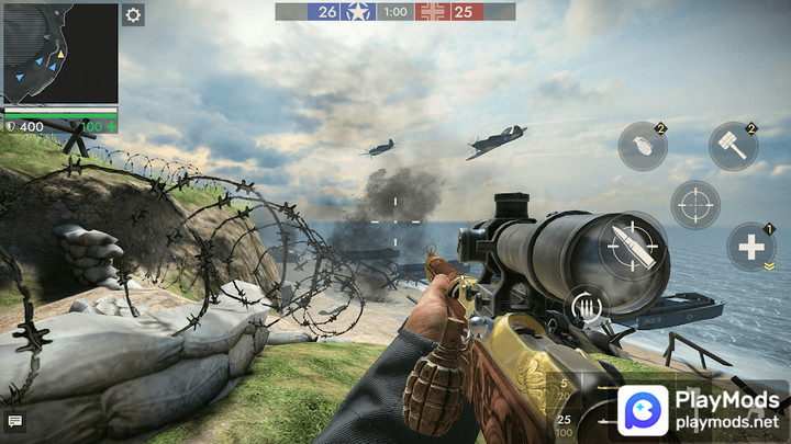 World War Heroes: WW2 FPSMod  Apk v1.41.0(Mod Menu)