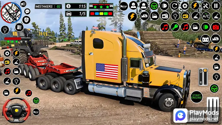 US Cargo Truck Simulator GamesMod  Apk v1.1.1(Unlimited Money)